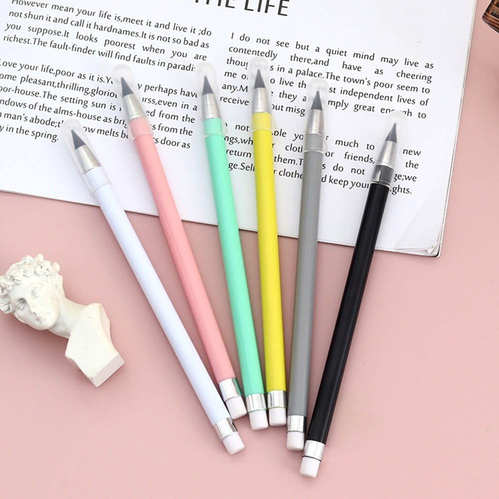 ♜New Inkless Eternal Pencil Unlimited Writing No Ink HB Pen Sketch