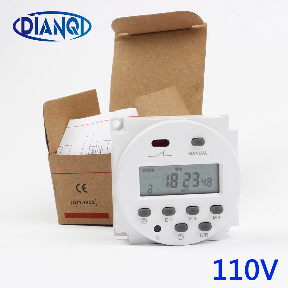 Stable Quality CN101A AC 110V 120V Digital LCD Power Timer Programmable ...