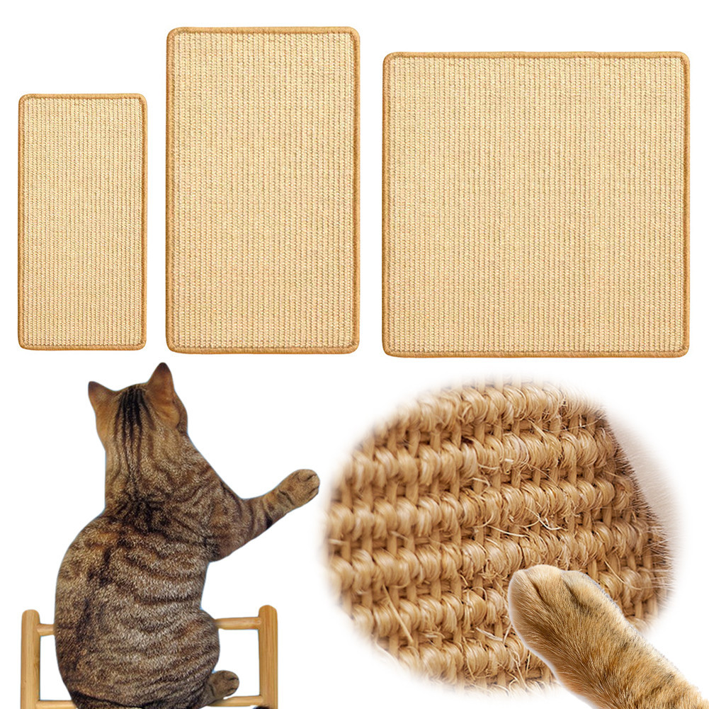 Horizontal Cat Floor Scratching Pad Rug Cat Scratcher Mat with Sticky Tapes Carpet Cat Scratchi z Shopee Philippines