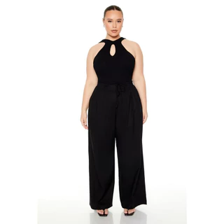 Dolce & Gabbana Pantalon Noir Laine Dg Logo Taille Haute Droit IT40/US6