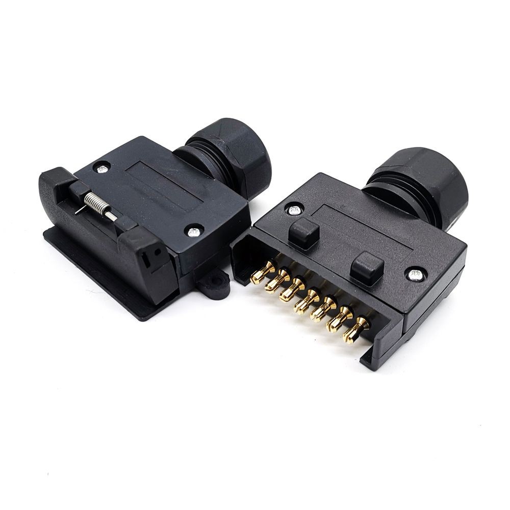 Trailer Power Car Modification Trailer RV Plug Flat Plug 7P Plug 7 Pin ...
