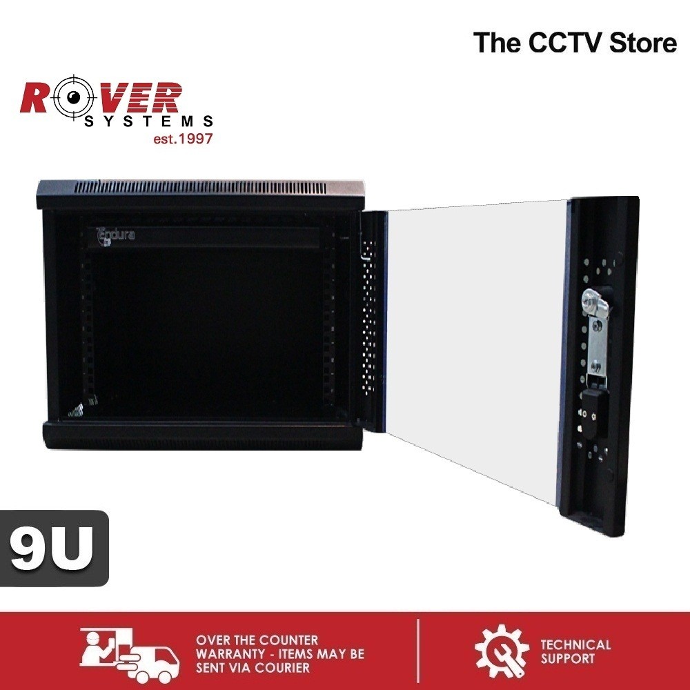 Rover Systems 9U Wall Mount CCTV Camera Data Server RackCabinet 600mm ...