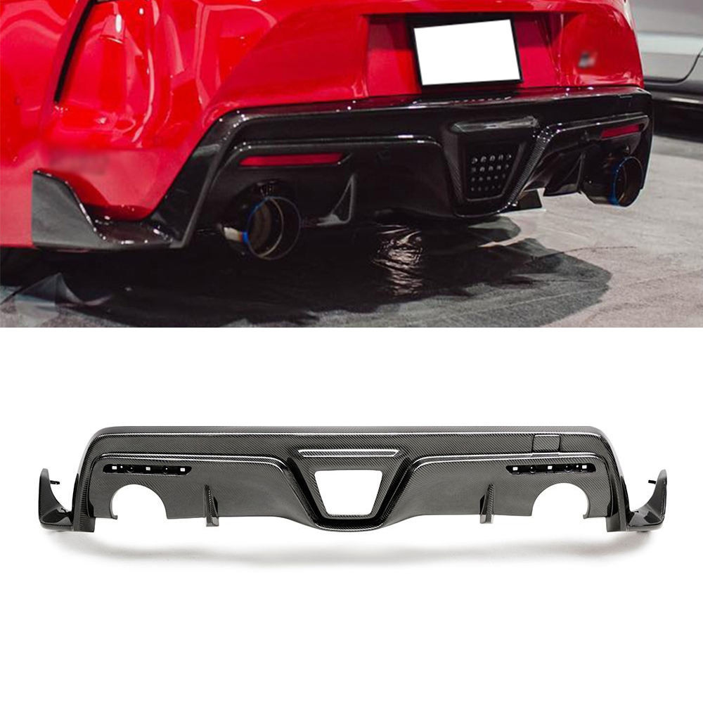 Carbon Fiber Toms Style Rear Lower Bumper Lip Diffuser for Toyota GR ...