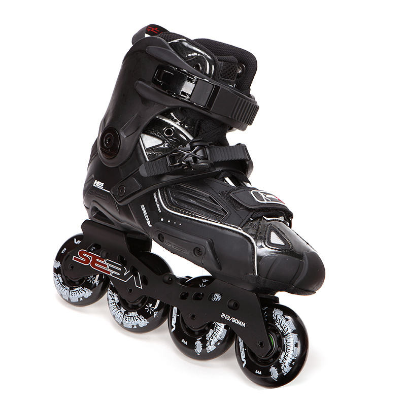 JK 100% Original SEBA High Deluxe HD Adult Inline Skates Black Roller ...