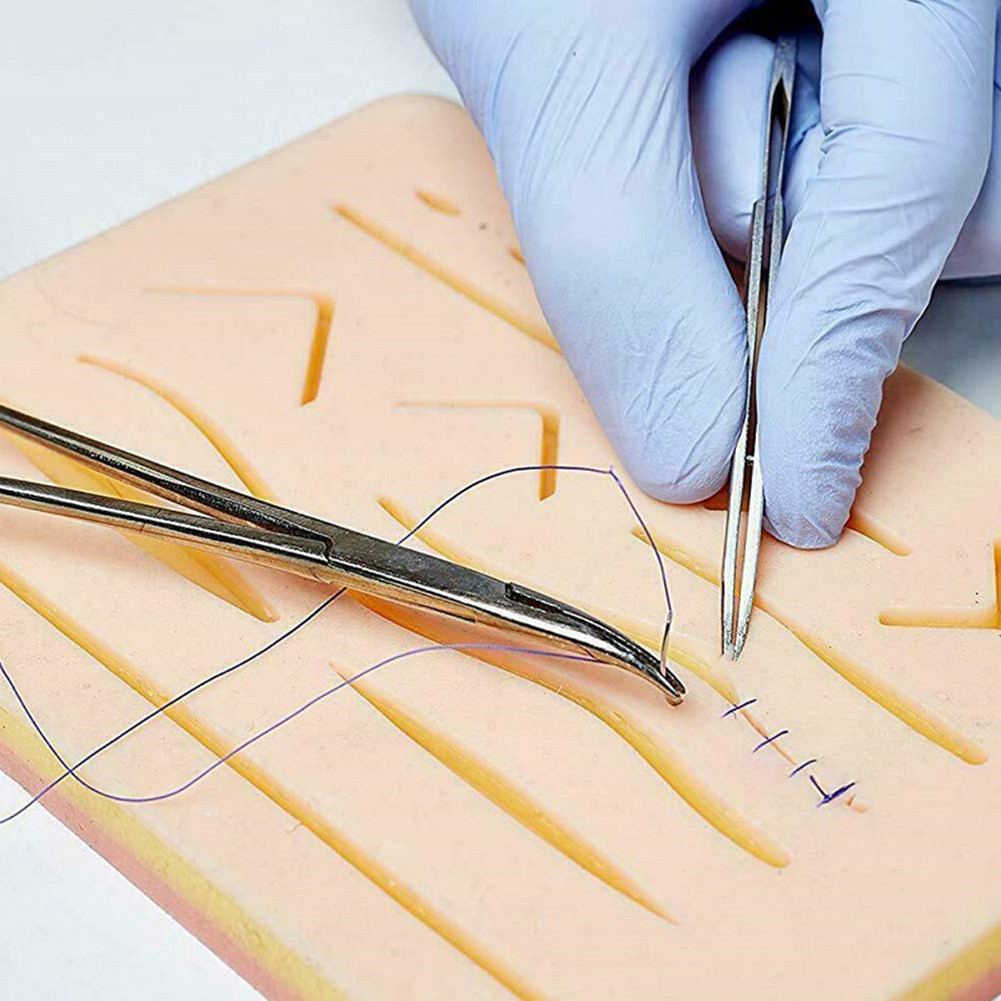 Reusable Surgical Suture Practice Traumatic Simulation Wounds Training ...