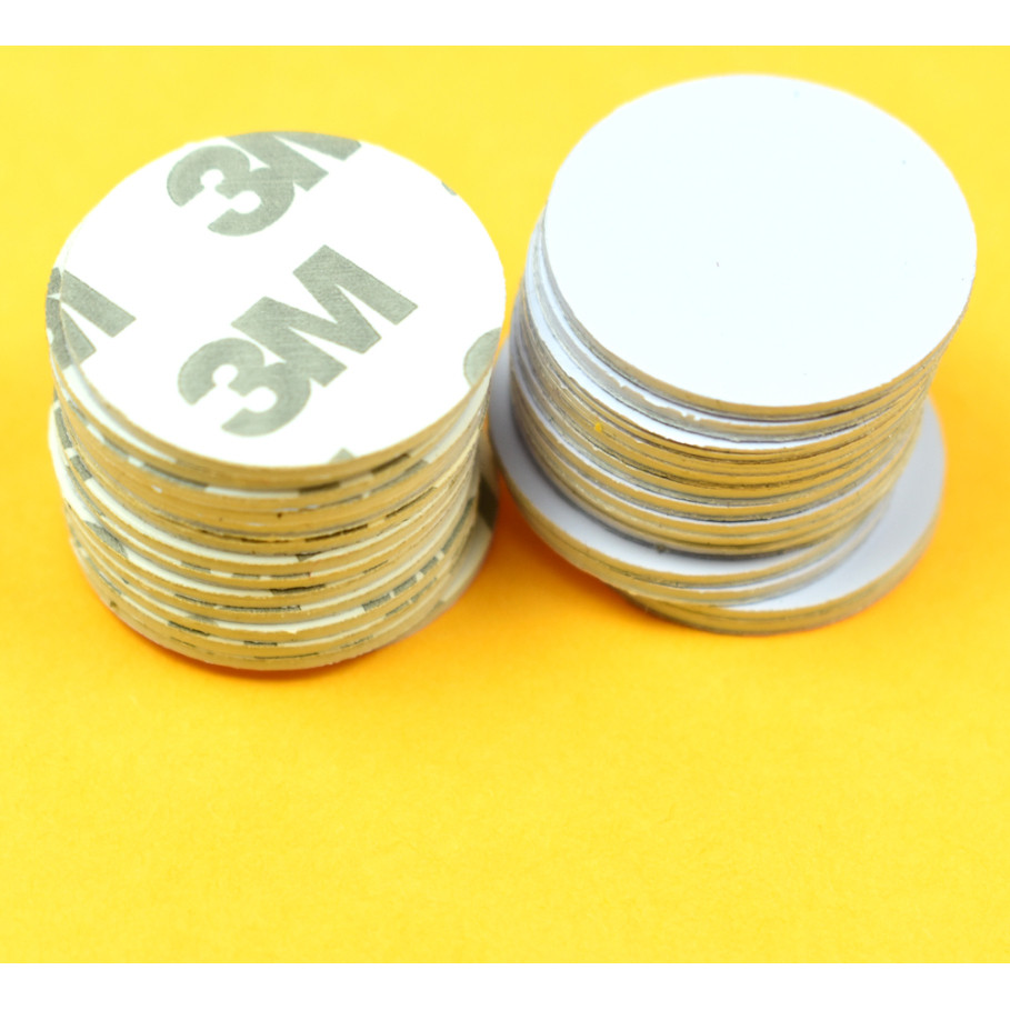 유Diameter 25mm 3M Adhensive nfc Sticker 125KHZ T5577 chip rewritable ...