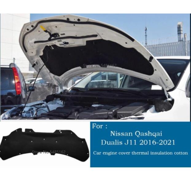 ☑Car Heat Sound Insulation Cotton Front Hood Engine Firewall Mat Pad