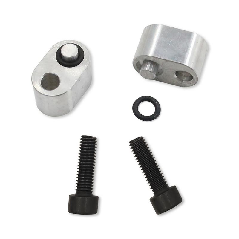 Coolant Crossover Plug Car Coolant Crossover Tube Adapter Aluminum ...