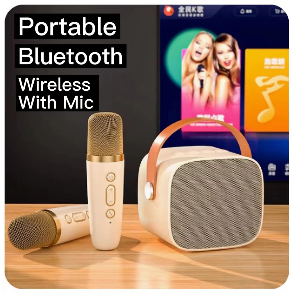2024 Bluetooth Home Karaoke Machine Portable 5.3 PA Speaker System with ...