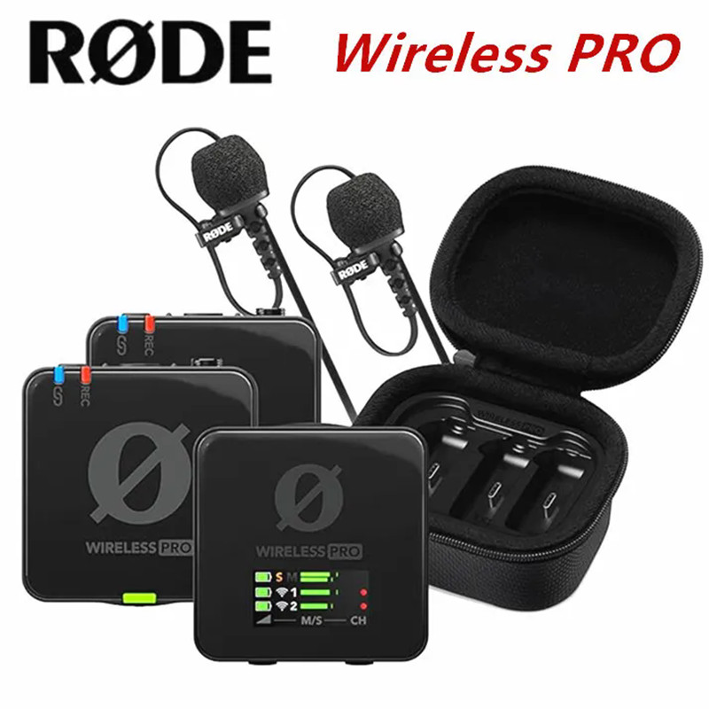 ~RODE Wireless PRO Wireless Microphone 2-Person Clip-On System Recorder ...