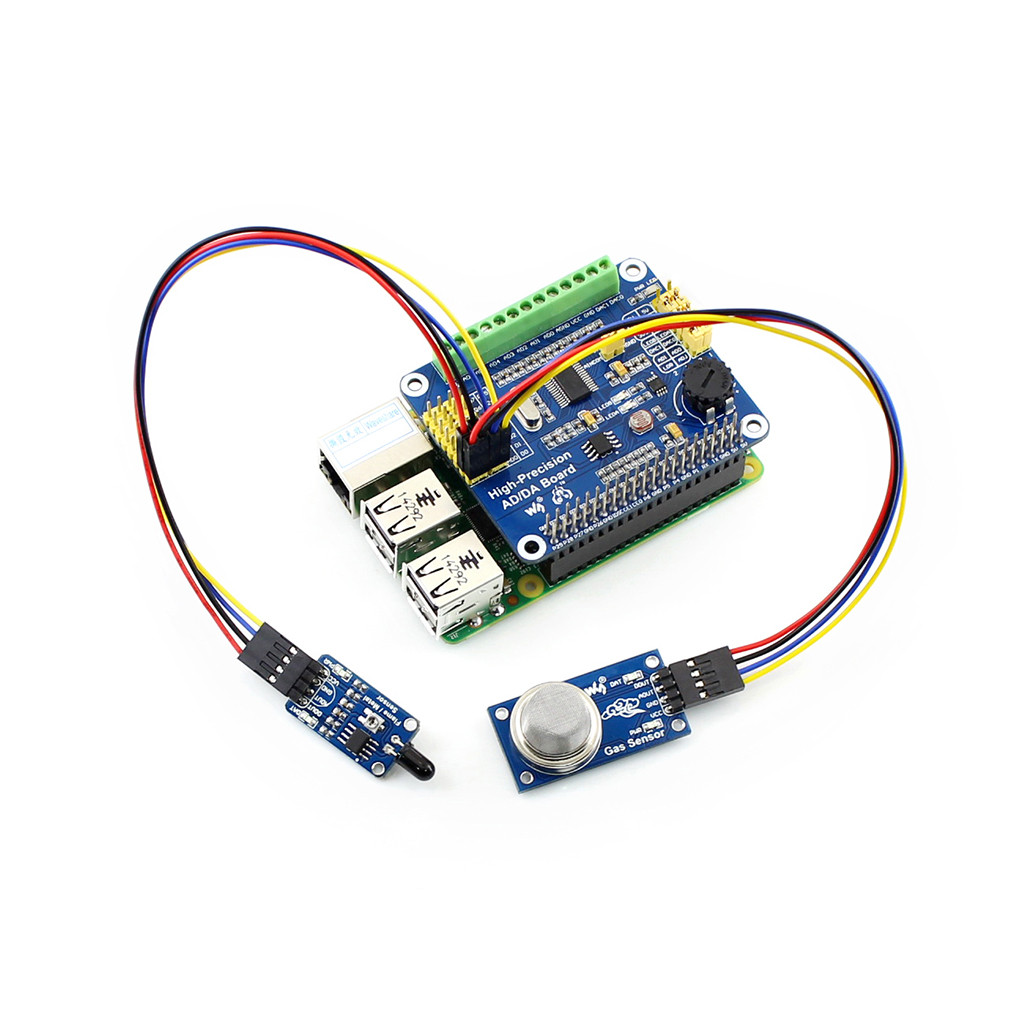 Raspberry Pi 4th Generation Expansion Board High-precision ADS1256 AD ...