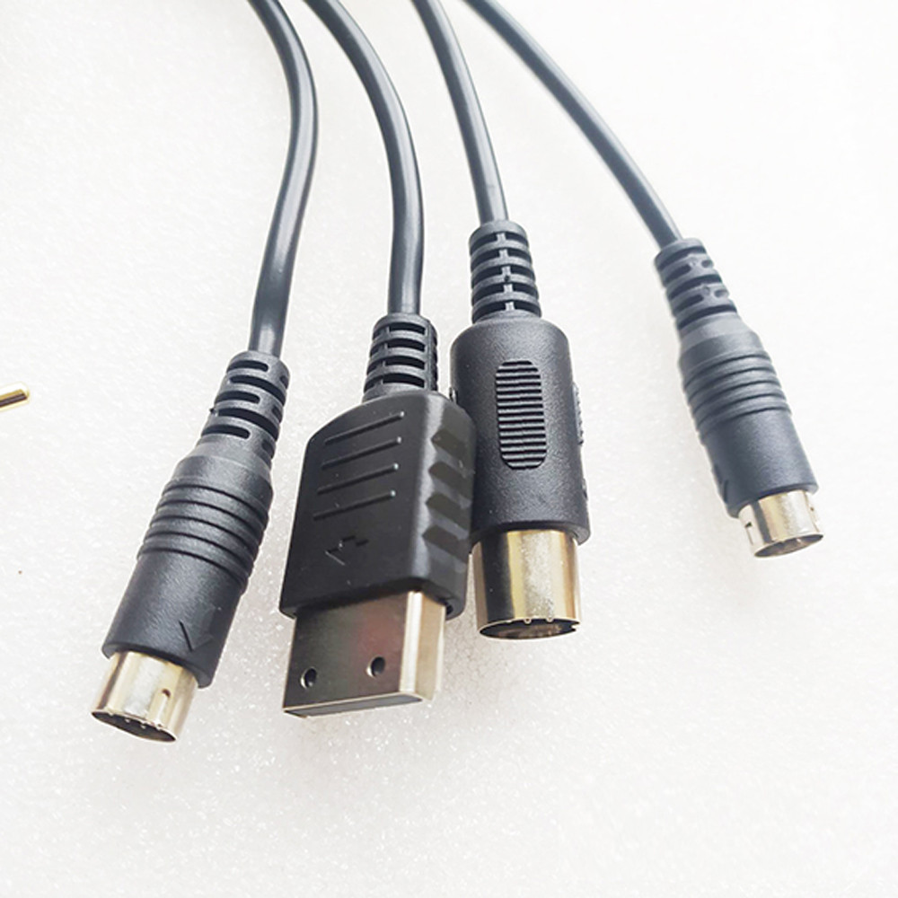 10PCS video cable RCA Composite Cable For MD1 2 for Saturn SS for ...