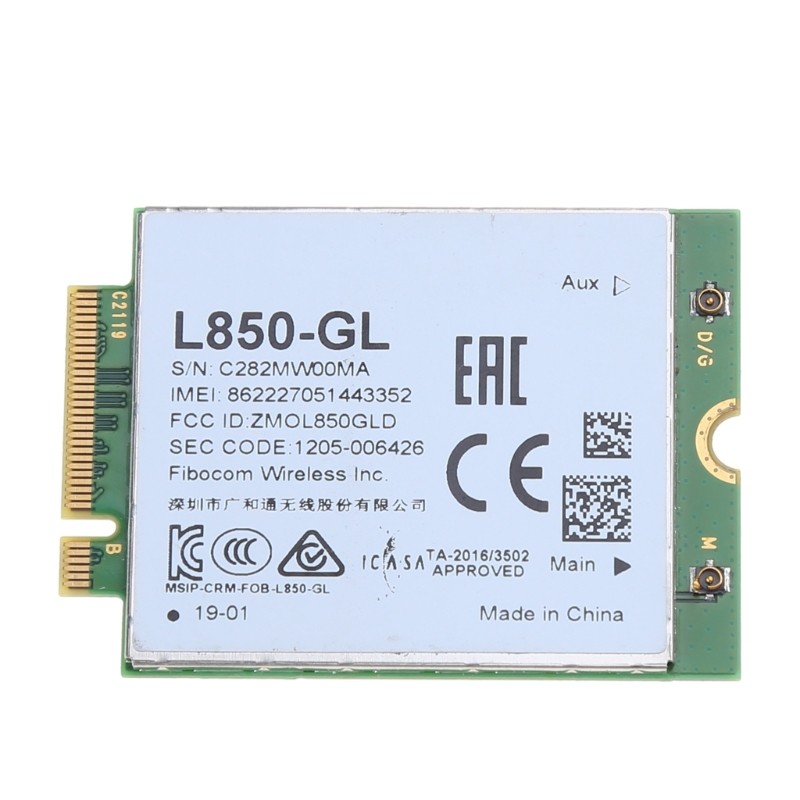 Lenovo ThinkPad Fibocom L850-GL CAT9 M.2 WWAN
