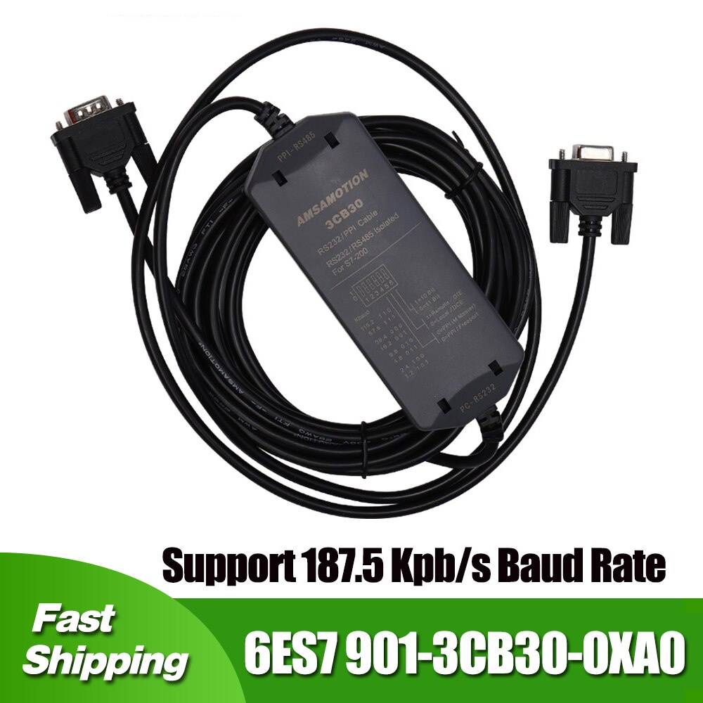 6ES7 901-3CB30-0XA0 For Siemens S7-200 PLC Programming Cable RS232/PPI ...