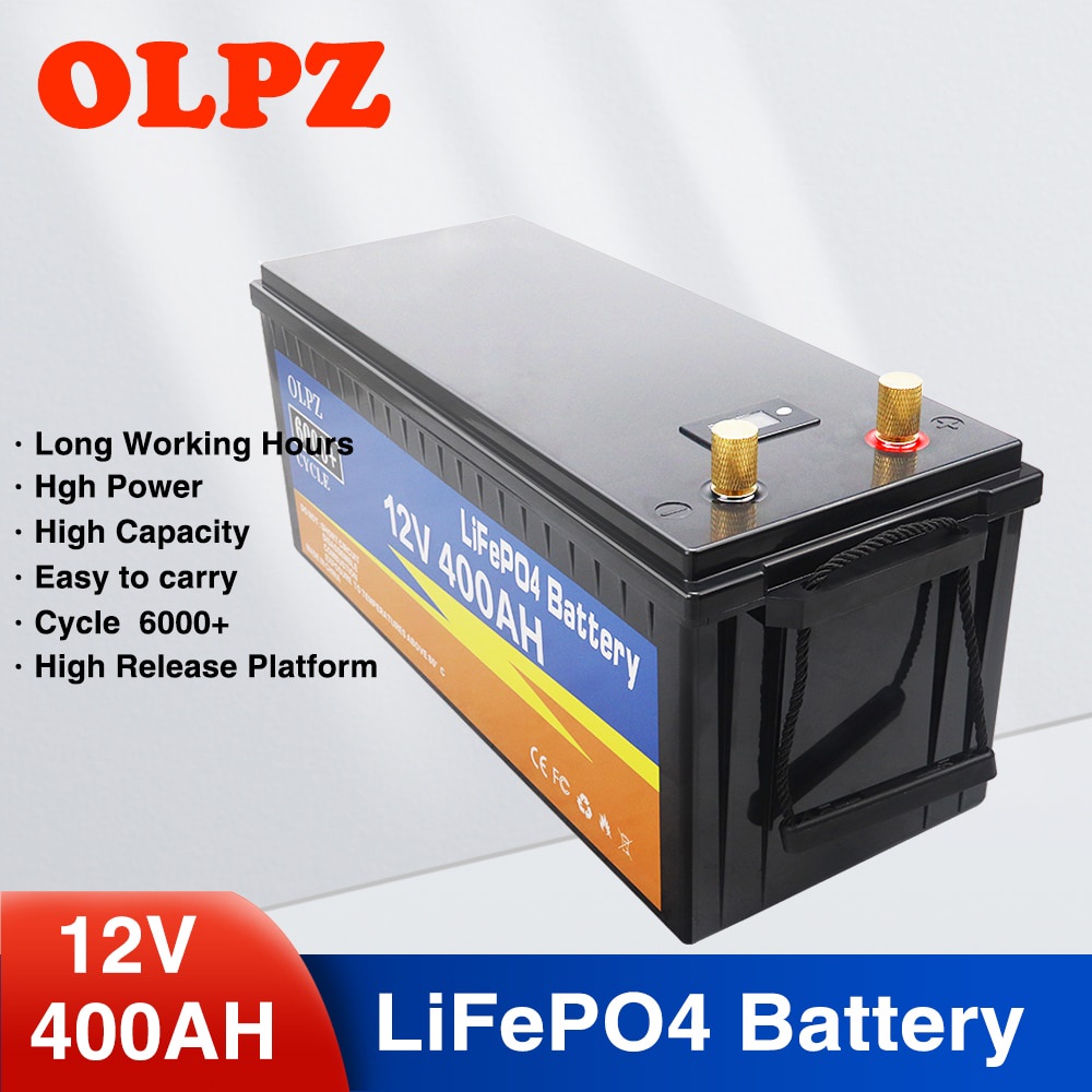 12V LiFePO4 Battery 400Ah 300Ah 200Ah 150Ah 100Ah Built-in BMS Lithium ...