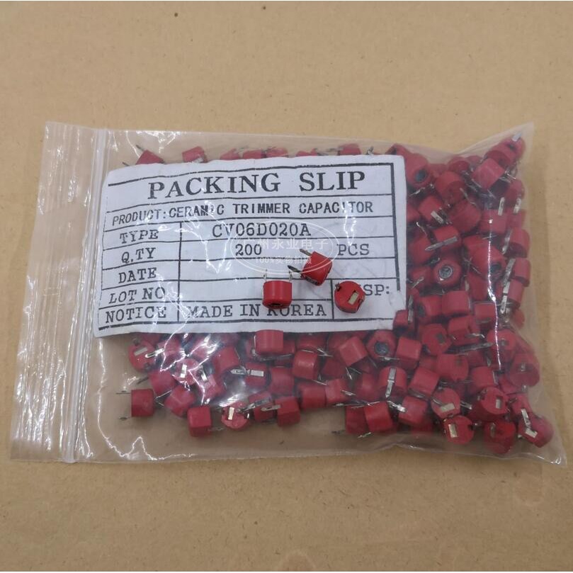 Original New 100 6MM adjustable capacitor 20PF variable