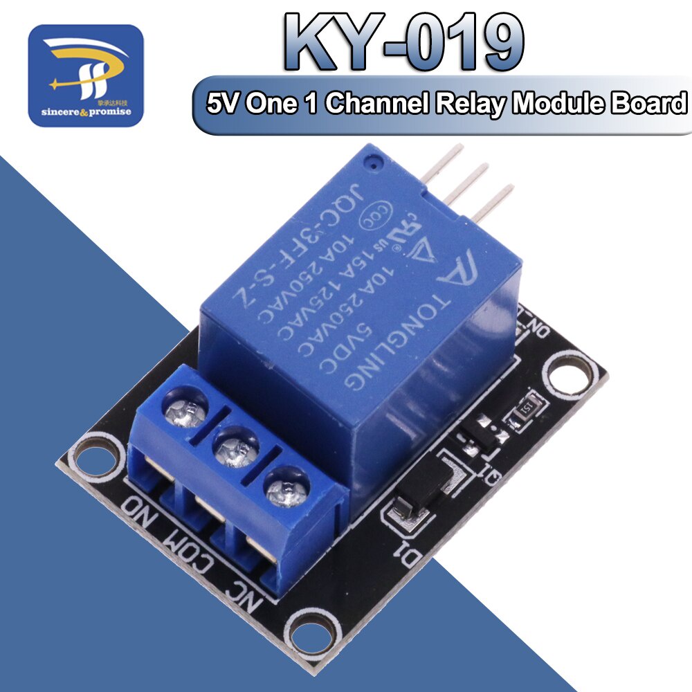 KY-019 5V One 1 Channel Relay Module Board Shield For PIC AVR DSP ARM ...