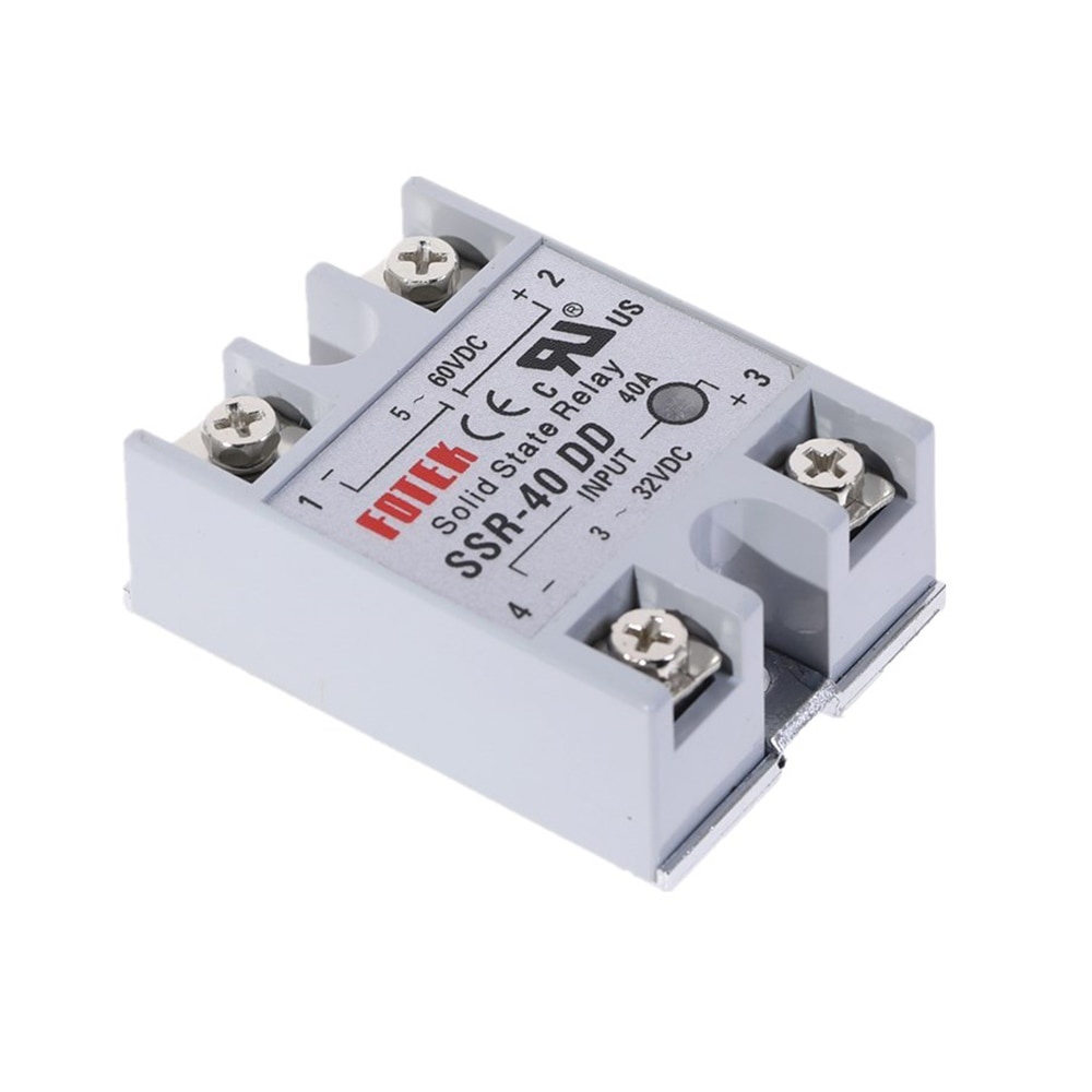 DC-DC Single Phase Solid State Relay SSR-40DD DC DC SSR Module 40A DD ...