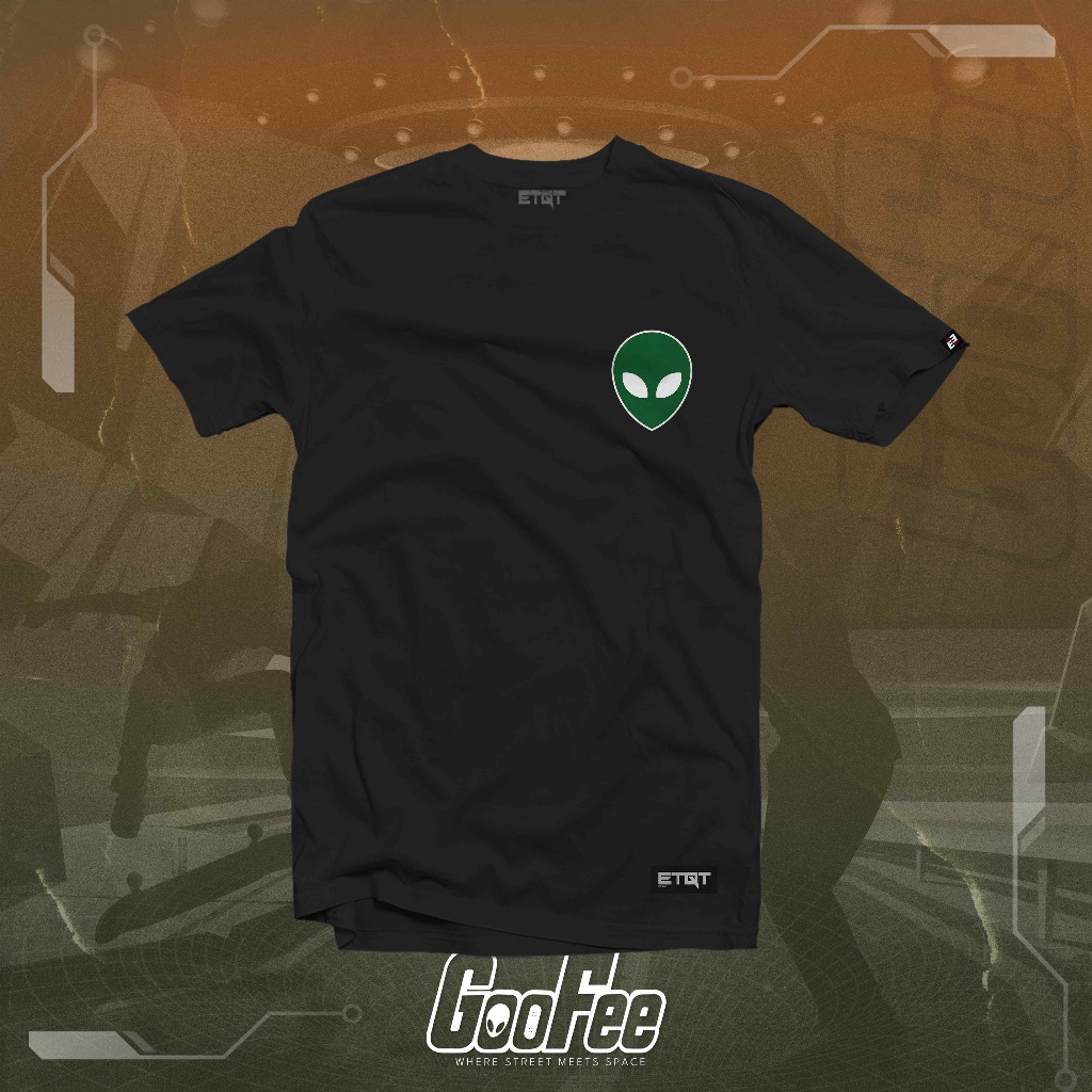 GooFee - Xtraterrestrials - Alien Shirt - Pocket Alien Head | Shopee ...