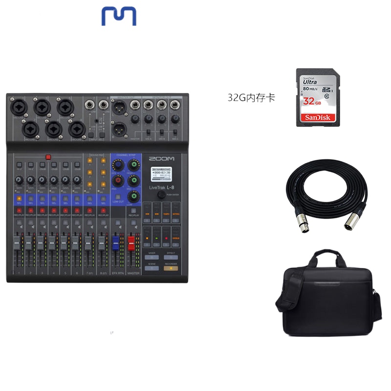 ﹍ZOOM L8 comprehensive multitrack desktop sound machine digital mixer