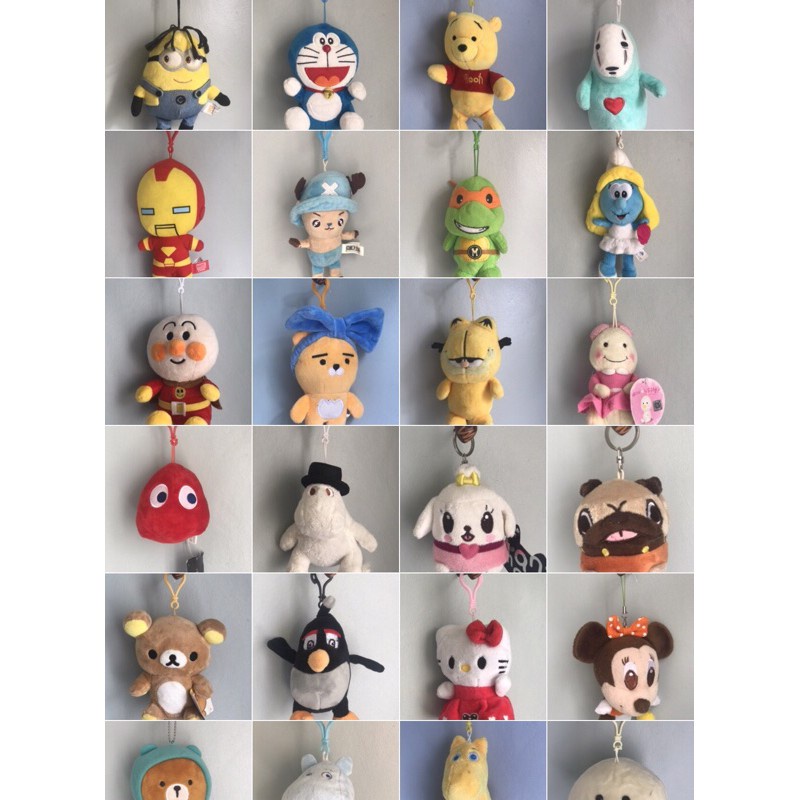 ♀Charms Garfield, Minion, Anpanman, Jibang, Iron Man, One Piece, Smurf ...