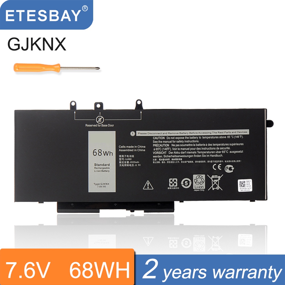 OUSIDE 93FTF Laptop Batterij voor Dell Latitude 5280 5480 5580