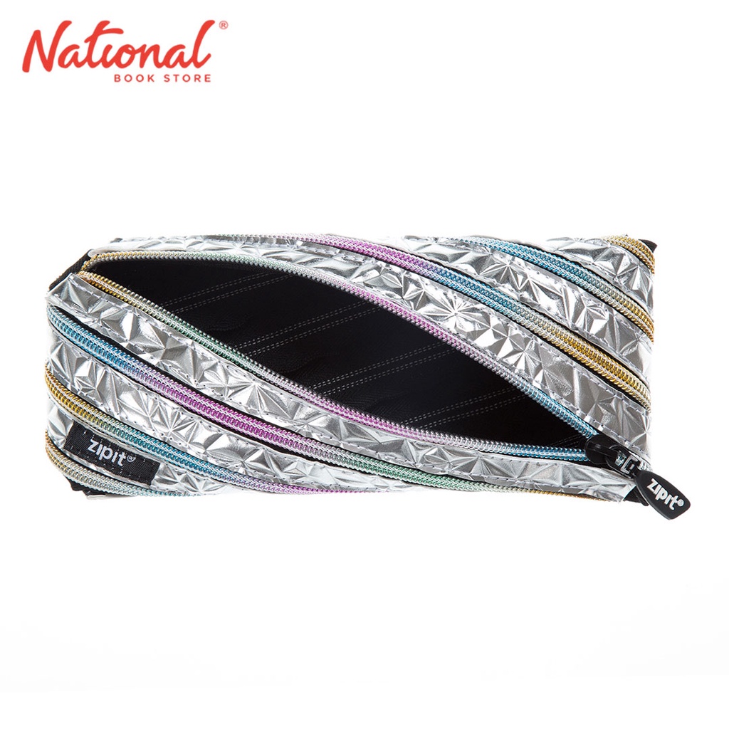 Zipit Metallic Pouch ZT-MT-2, Silver - School Cases & Pouches | Shopee ...
