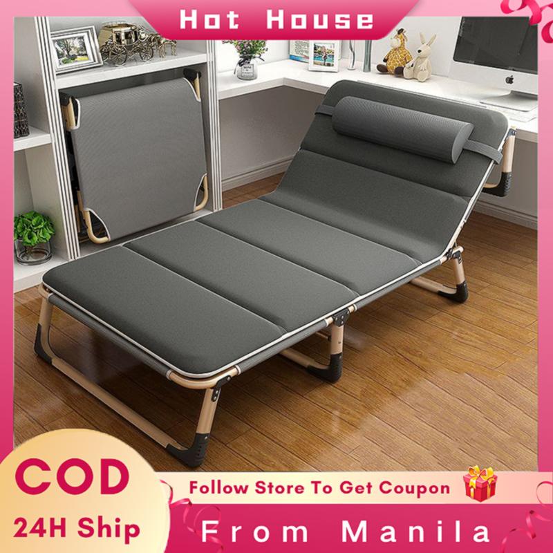 S830 Folding Bed Single Heavy Duty 300KG Load Bearing Office Nap Bed ...