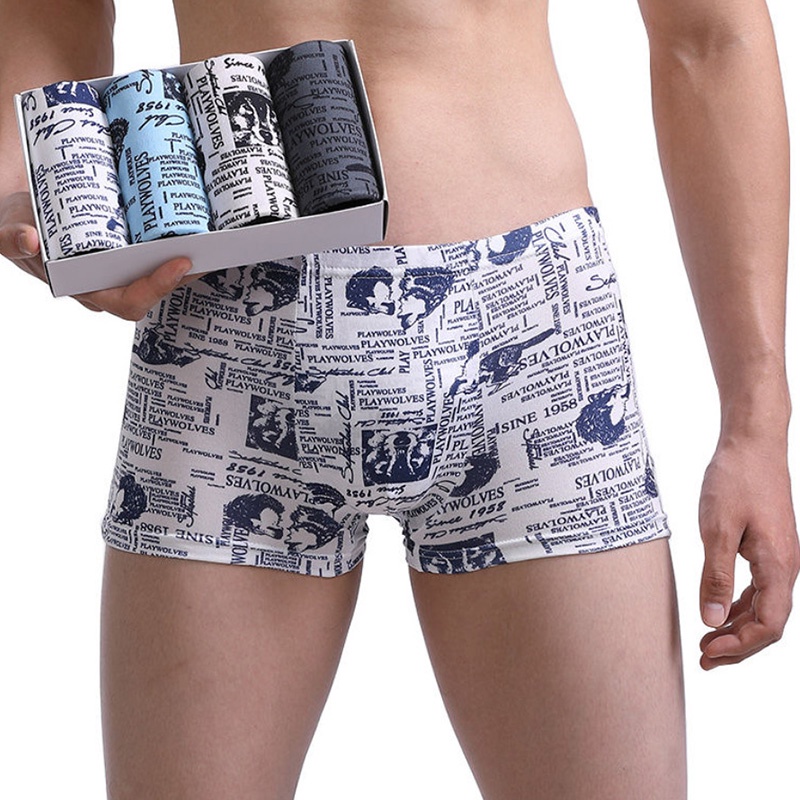 Mga damit panloob ng lalakiMen's underwear4pcs/Lot Mens Panties ...