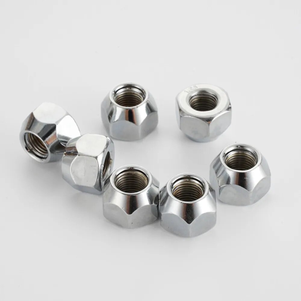 ⓞKey 21mm ,Height 16mm Lug Nuts 8 pcs , M12*1.5 ，M12*1.25， M14*1.5 ，1/2