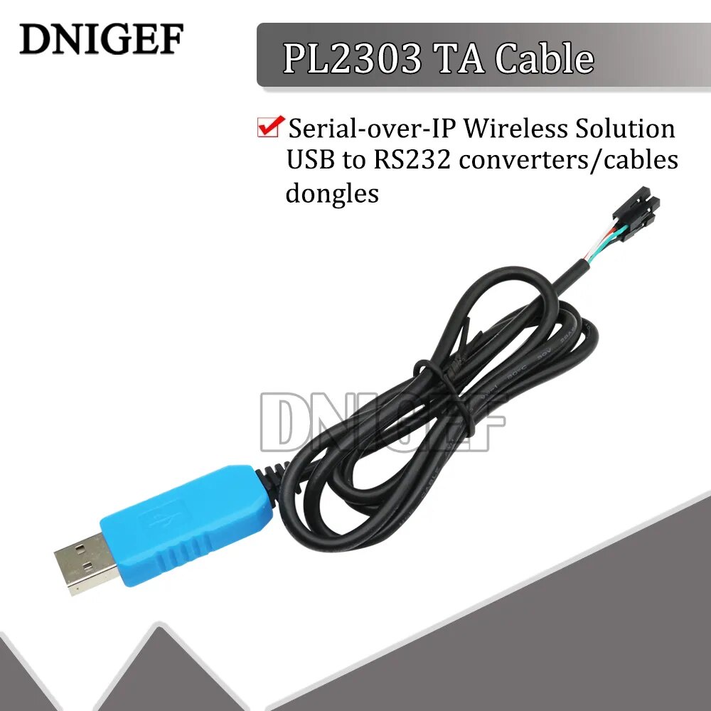 PL2303 TA Cable USB TTL RS232 Convert Serial Cable PL2303TA Compatible
