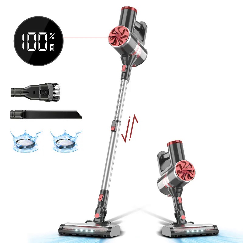 P4 Light Weight Vacuum Cleaner Powerful Suction LED Display Vacuum