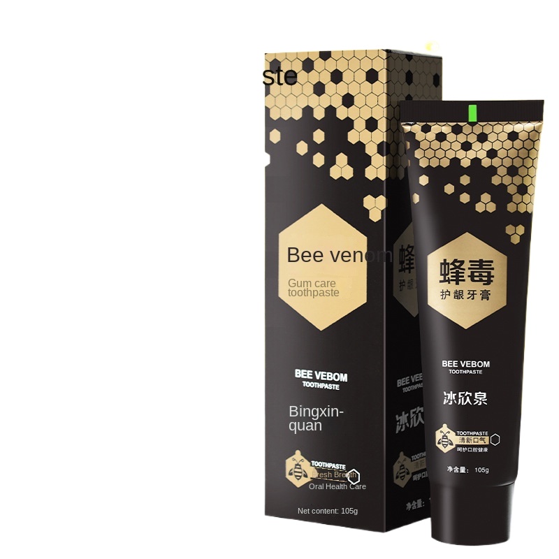 COD.toothpaste Bee Venom Toothpaste 105G Gum Care Bright White Gum Fresh Breath Adult Toothpaste