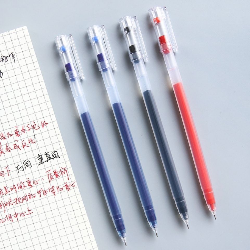 【Gel pen】Juneng Write Gel Pen Black 0.5mmNeedle Tube Pen Head Straight