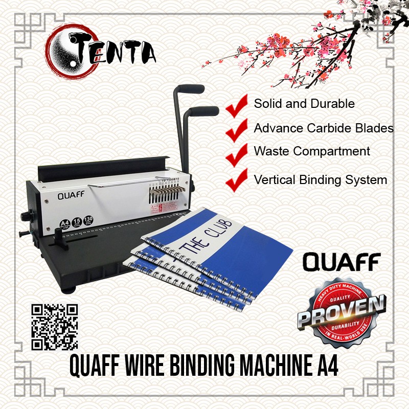 QUAFF WIRE BINDING MACHINE A4 (TD1500B10) Shopee Philippines