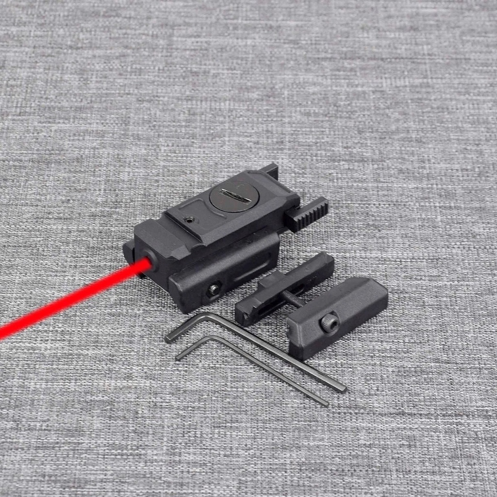 Tactical Plastic Red Dot Laser Sight Laser Pointer For Hunting Airsoft Rifle Pistol With 20mm
