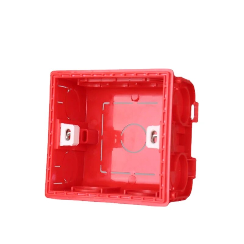 EU standard size switch socket installation box,adjustable hidden wall