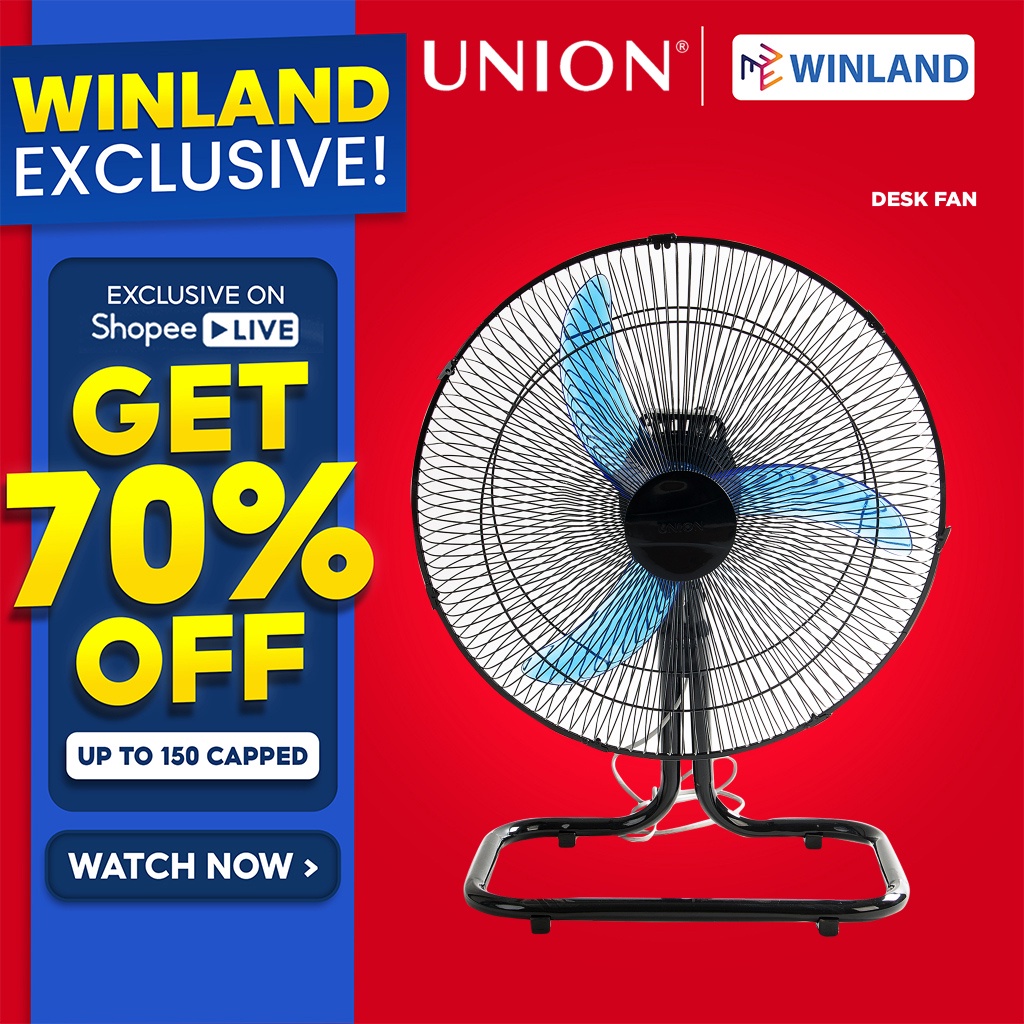UNION by Winland 18inches Wind Plus Floor Fan / Electric Fan UGFF1850