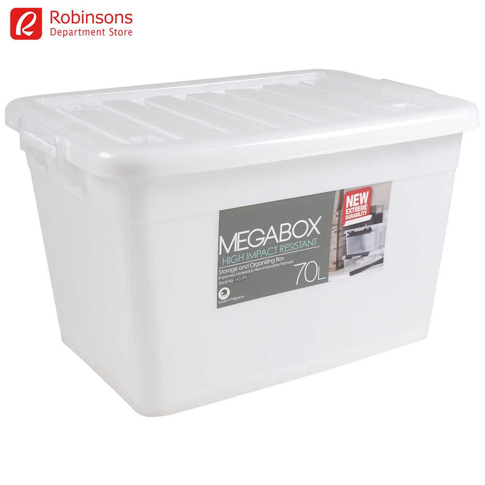 Megabox 70L Storage Box (Clear) Shopee Philippines