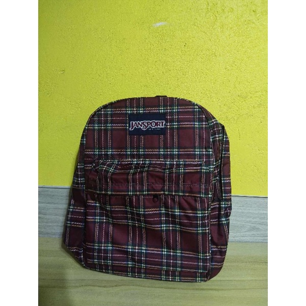 BackPack (Jansport Bag with leather lining) Shopee Philippines
