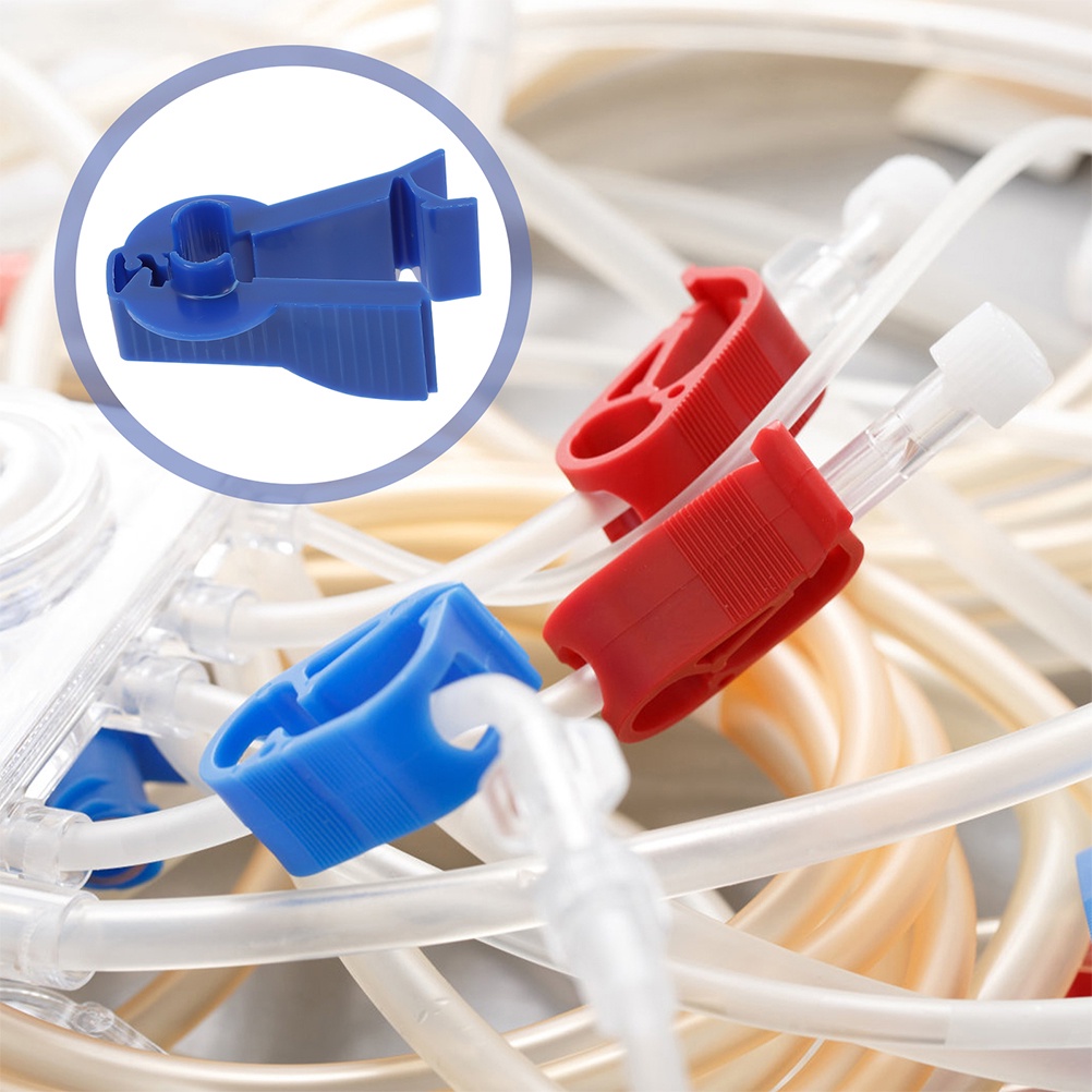 ☂ Catheter Peritoneal Dialysis Clamp Clips Tubing Clamps Tube Holder