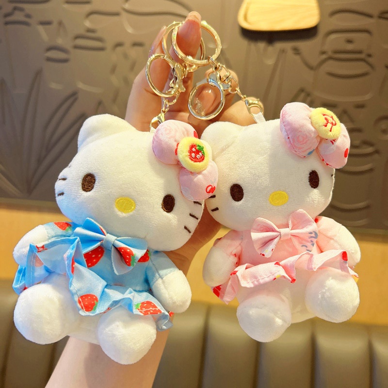 Kawaii Sanrio Keychain Plush Hello Kitty Plush Keychain Plushies Dolls