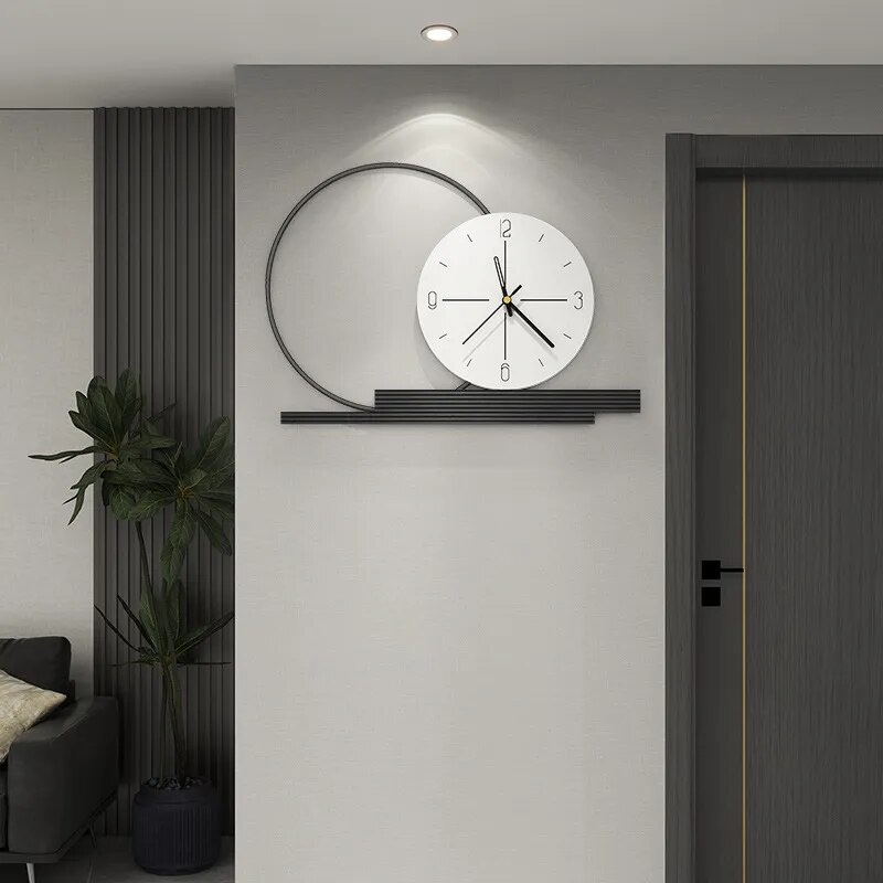 Luxury Nordic Wall Clock Living Room Home Decorative Clocks Modern ...