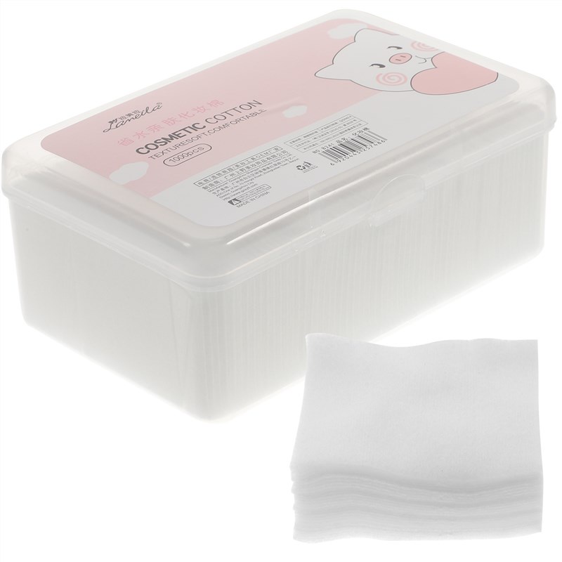Facial cleanser1000 Pcs Nonstick Gauze Pads Facial Puff First Aid Gauze Makeup Remover Cotton