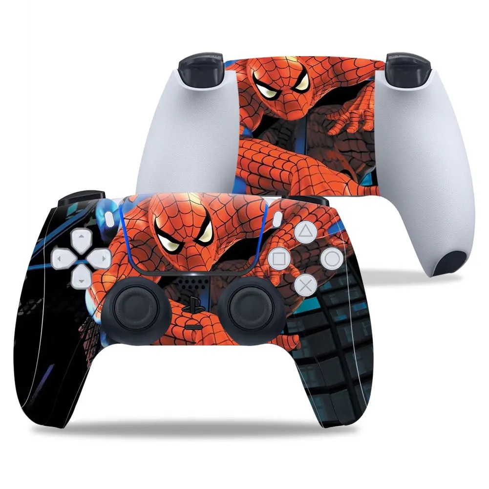 ☇Marvel SpiderMan For PlayStation5 PS5 Gamepad Skin Sticker Protective ...