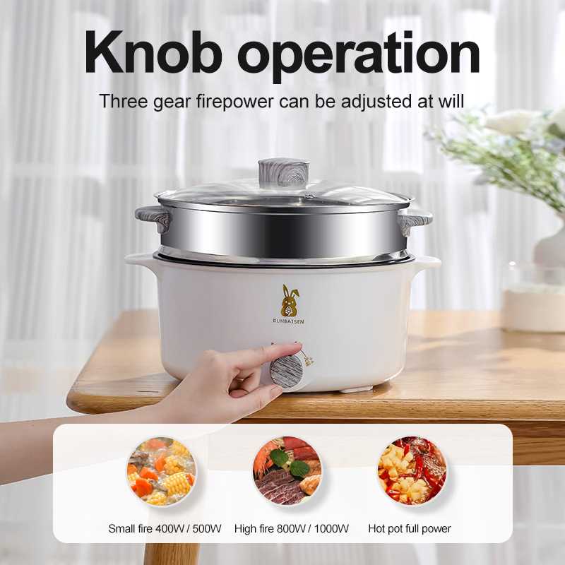 Japan Style Electric Multi Cookers 3.5L Fast Heating 1000W Non Stick