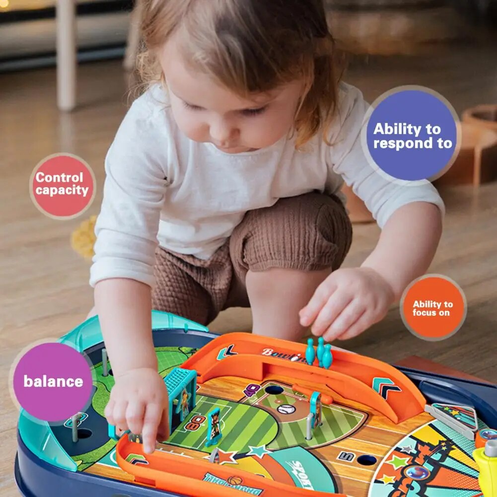 Cartoon-themed Pinball Toy Cognitive Development Toy Interactive ...