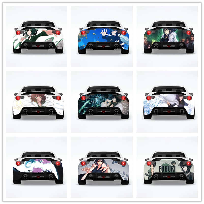 ☻Fubuki - One-Punch Man Car Wrap Rear Car Stickers The Car Decal Car ...