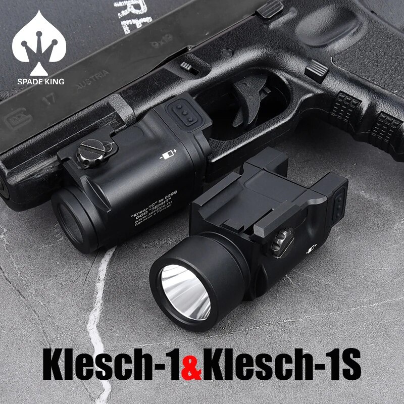 Airsoft Zenitoc Kelsch1 Klesch1s Glock Gun Scout Light KLESCH Metal LED ...