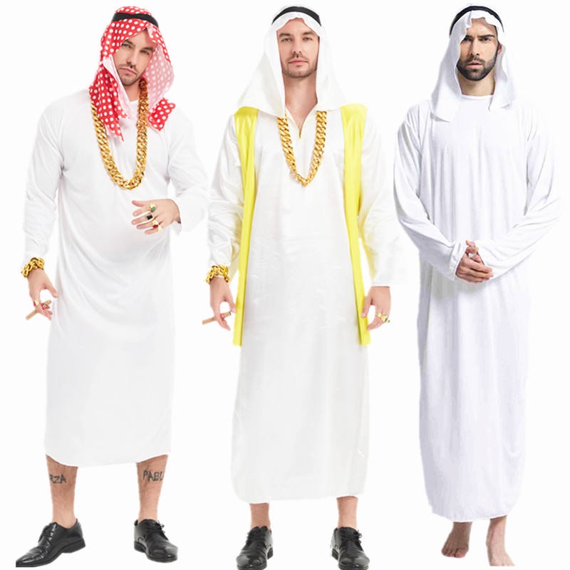 Arabian clothing Dubai Middle Eastern tycoon robe birthday party funny ...